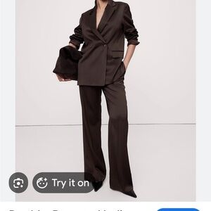 Elegant Brown Women's Suit Set